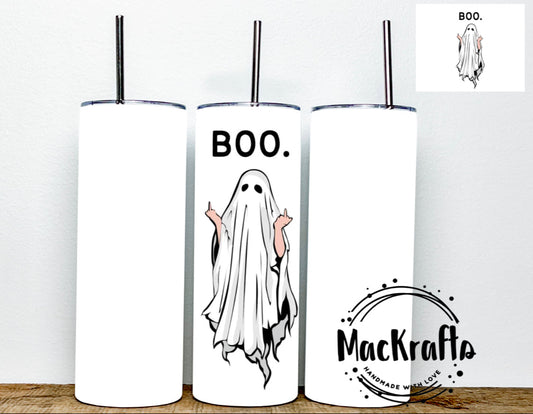 Flippin’ Ghost Boo Tumbler | Stainless Steel Double Wall Tumbler