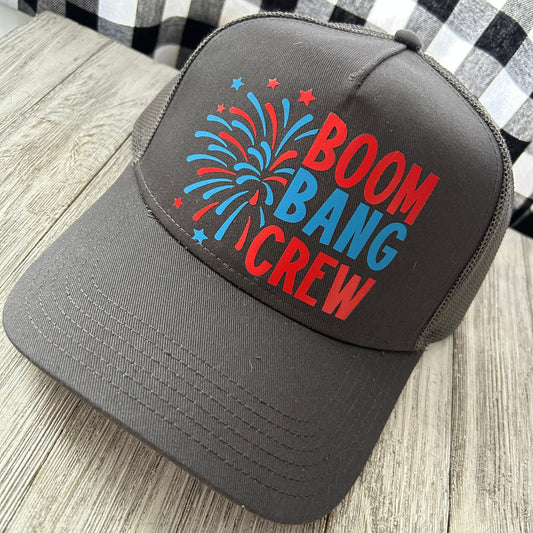 Boom Bang Crew Truckers Hat