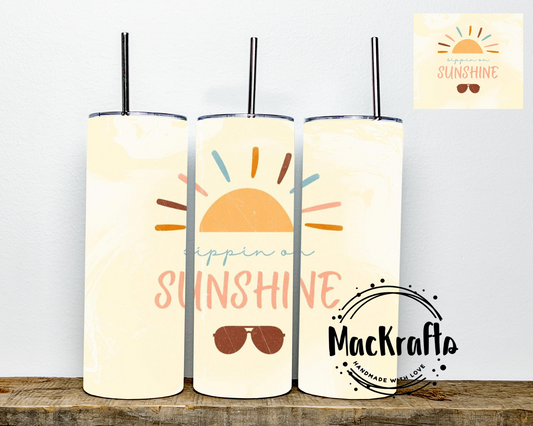 Sunshine Tumbler | Stainless Steel Double Wall Tumbler