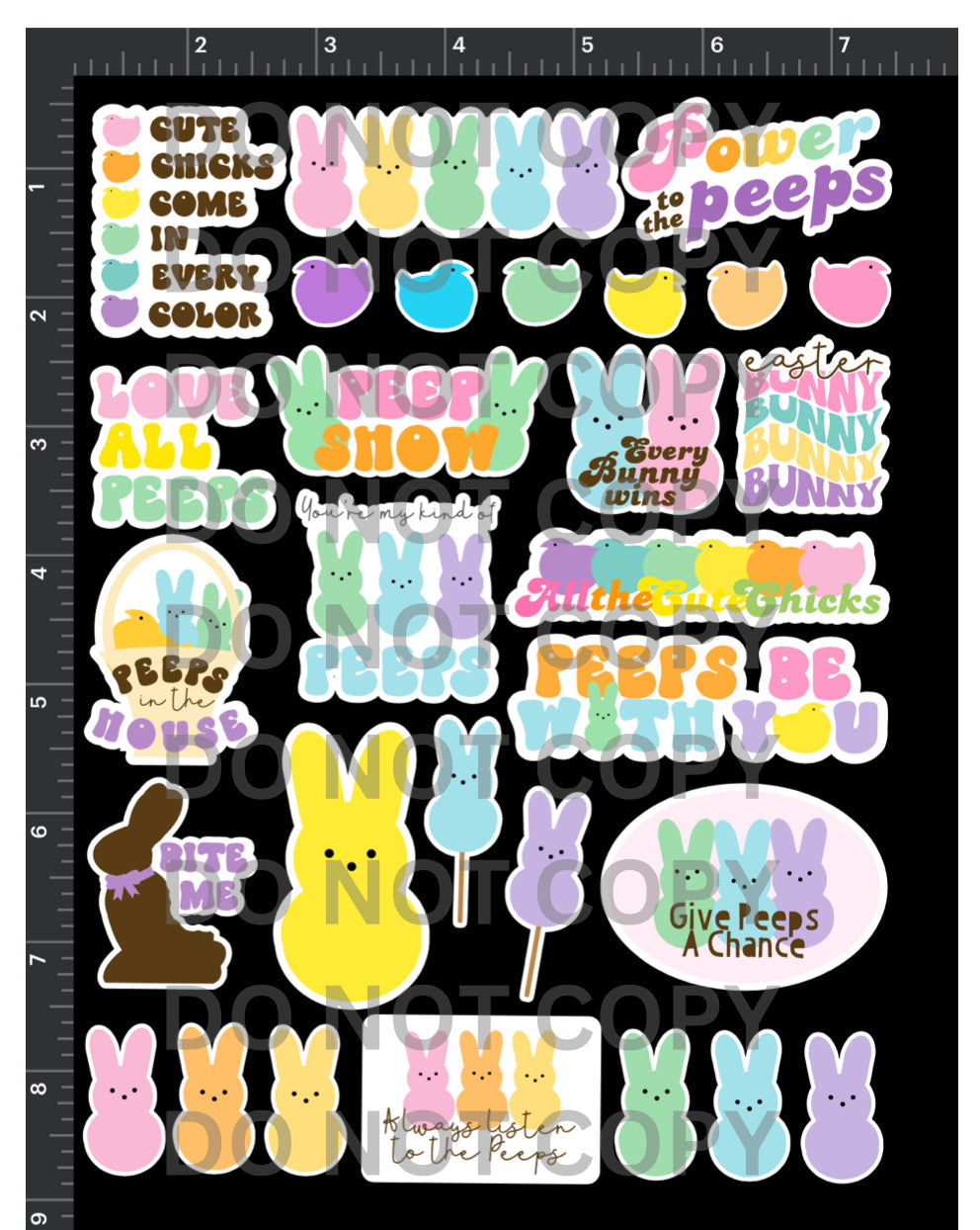 Easter Sticker Set (25 pcs)
