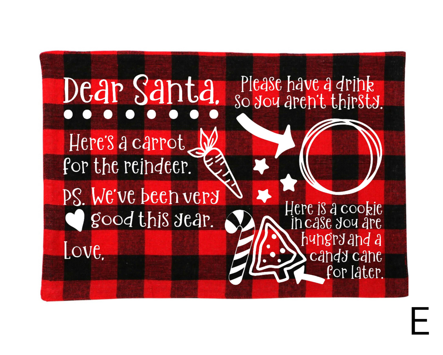 Dear Santa Placemat