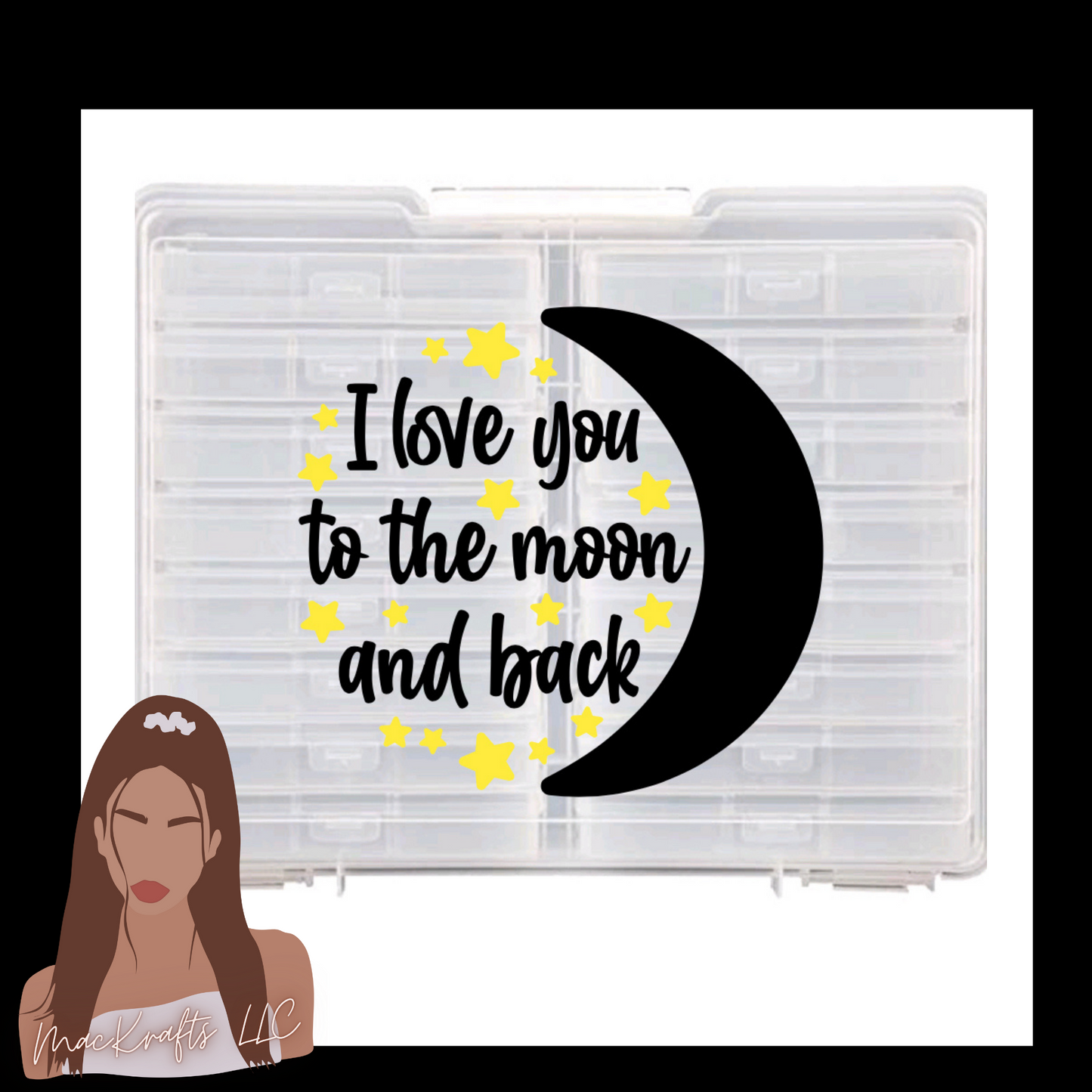 I Love You To The Moon And Back First Year Photo Box