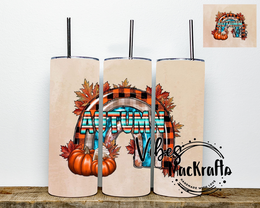 Autumn Vibes Tumbler | Stainless Steel Double Wall Tumbler