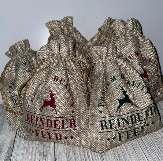 Reindeer Feed | Save the reusable bag for next year!
