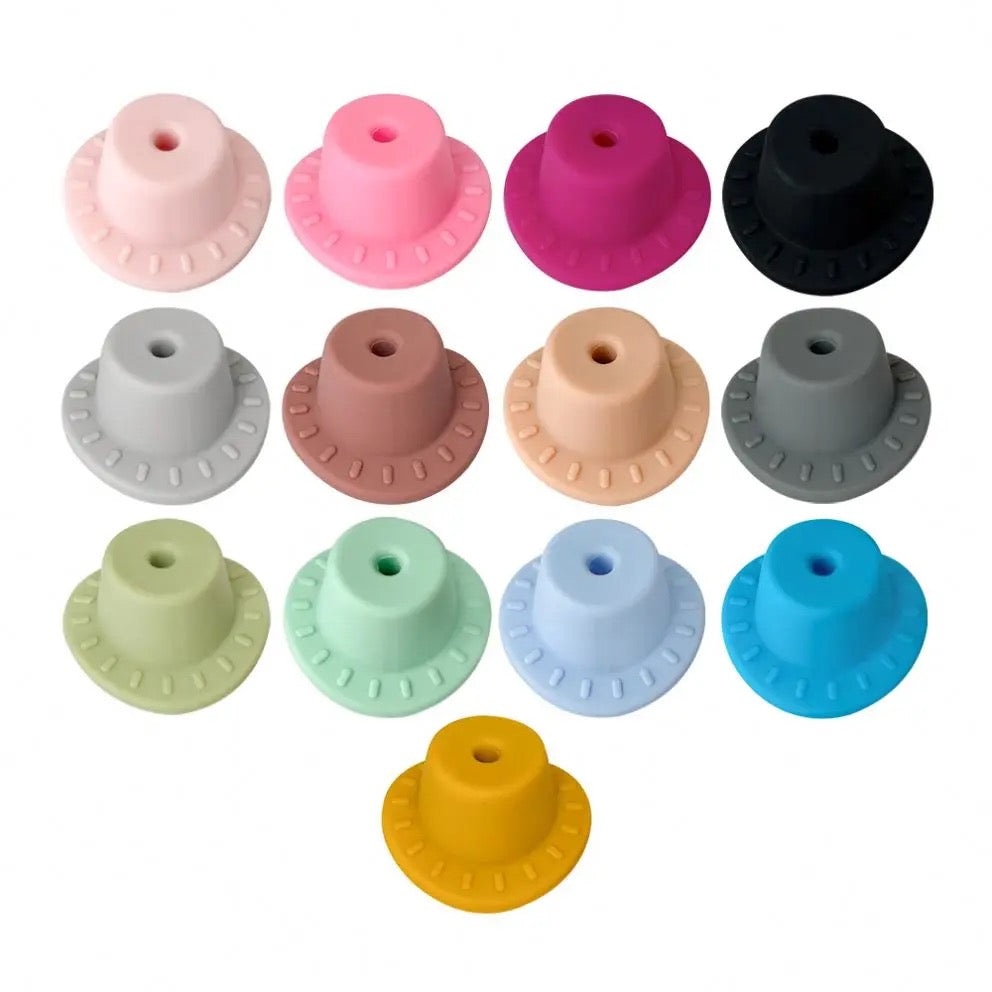 Cowgirl Hat Focal Silicone Bead, Silicone Focals, Silicone Beads, Silicone Beads, Silicone Focal Beads, Focal Silicone Beads, Beads for Crafting