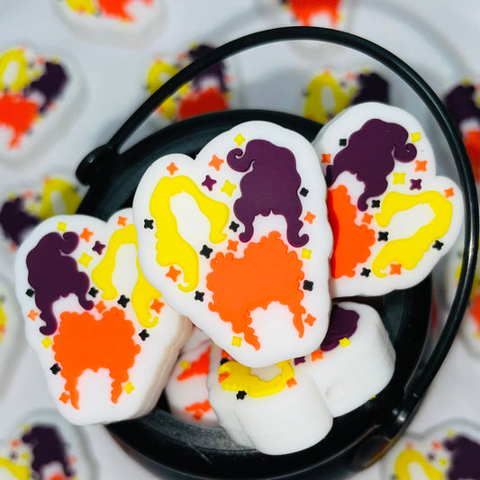 HALLOWEEN Focal Silicone Bead, Silicone Focals, Silicone Beads, Silicone Beads, Silicone Focal Beads, Focal Silicone Beads, Beads for Crafting