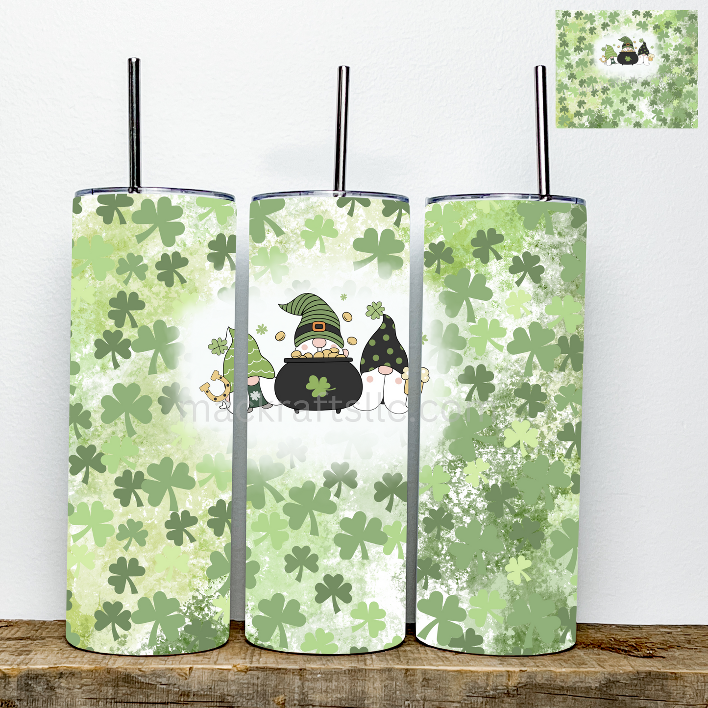 St. Patrick’s Day Tumbler | Tumbler | Stainless Steel Double Wall Tumbler