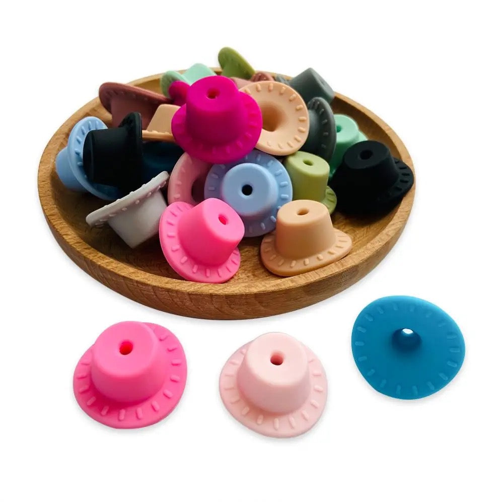 Cowgirl Hat Focal Silicone Bead, Silicone Focals, Silicone Beads, Silicone Beads, Silicone Focal Beads, Focal Silicone Beads, Beads for Crafting
