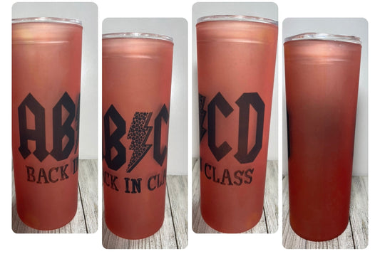 ABCD Back In Class 25oz. Glass Tumbler