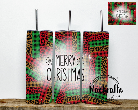 Merry Christmas Tumbler | Stainless Steel Double Wall Tumbler